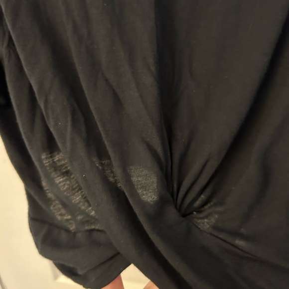 La senza black shirt crop top size xl - Picture 6 of 9